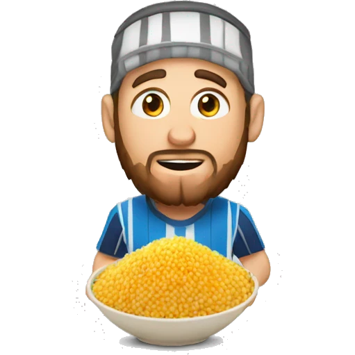 Messi qui mange du couscous  emoji