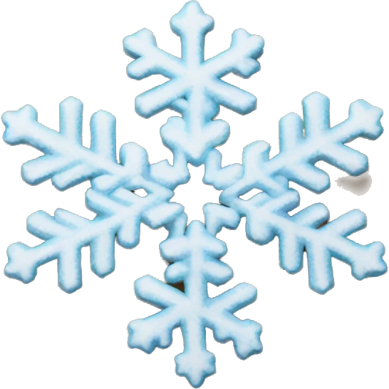 snow flakes emoji