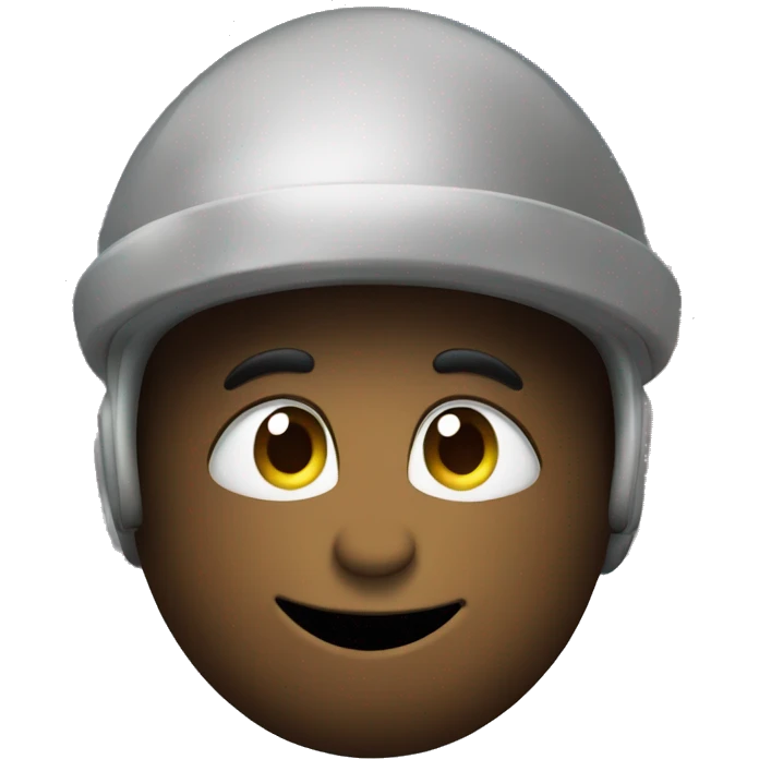 Earth in a space hat emoji