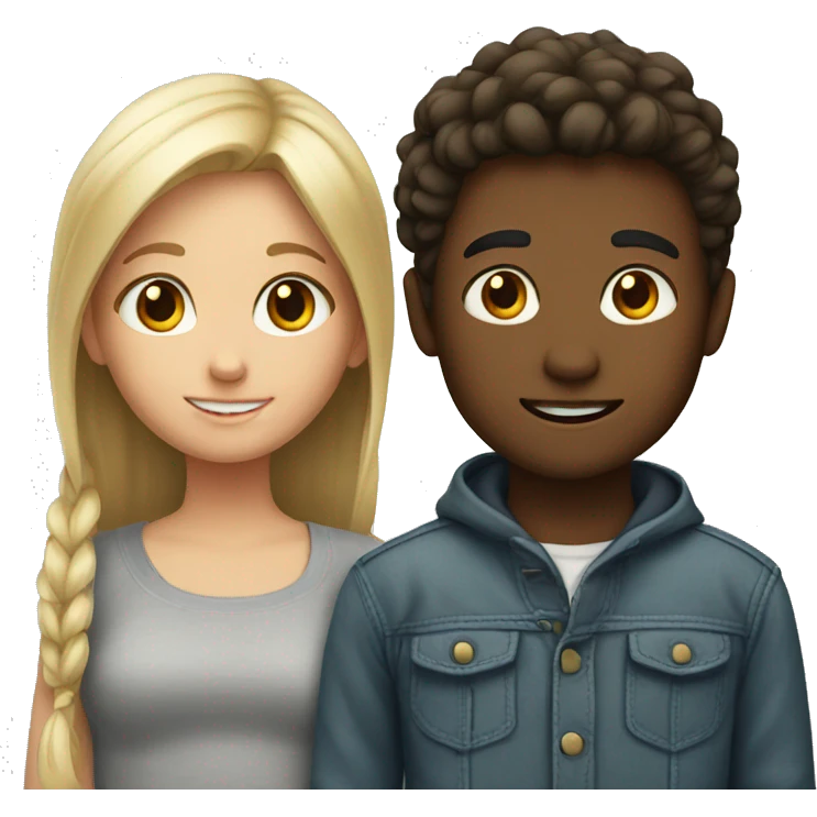 girl and boy emoji