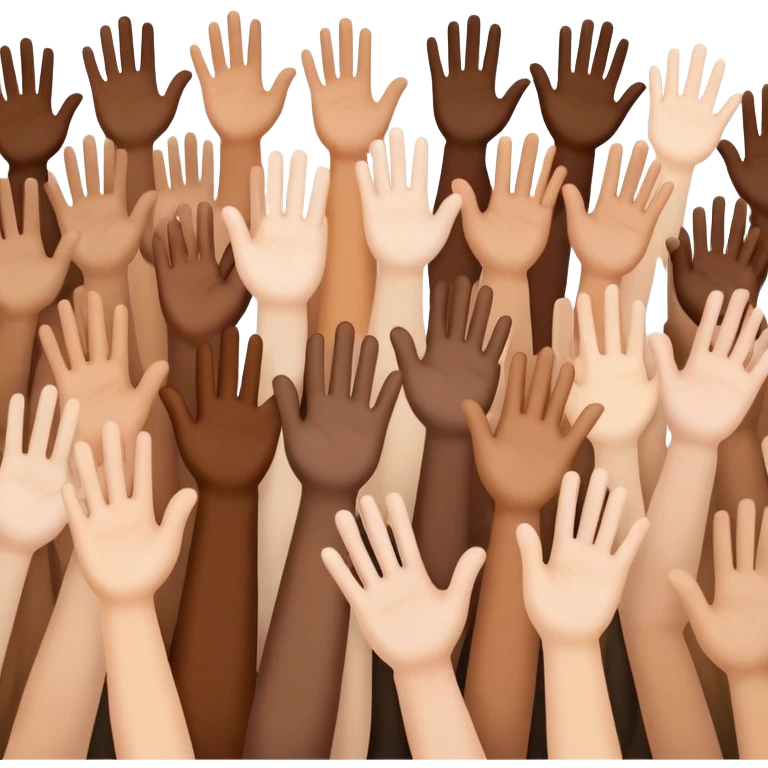 The crowd clapping emoji