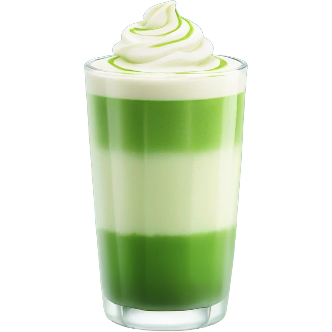 iced matcha latte  emoji