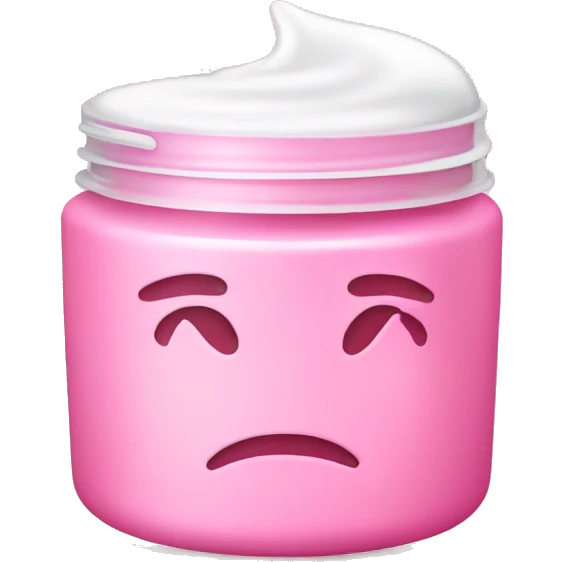 pink moisturizer emoji