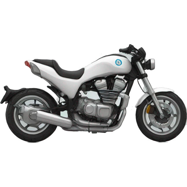 Un moto en robot emoji