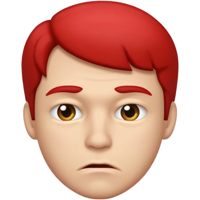 Male biting lips emoji