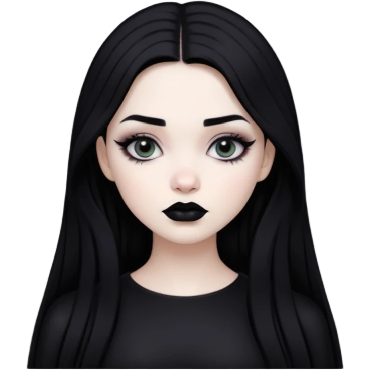 Gothic girl emoji