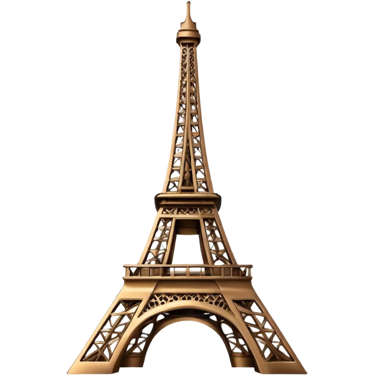 la Tour Eiffel qui fait un bisous  emoji