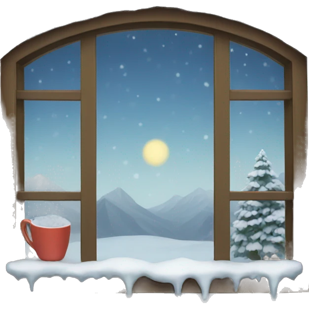 Winter window  emoji
