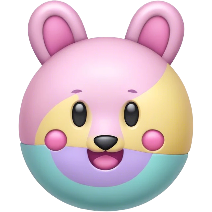 pastel toy emoji