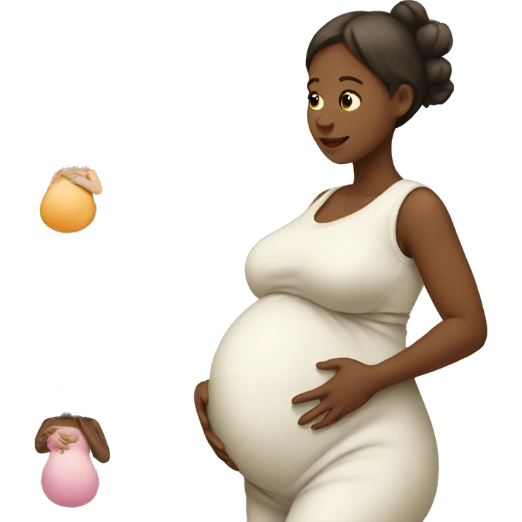 pregnant in labor emoji