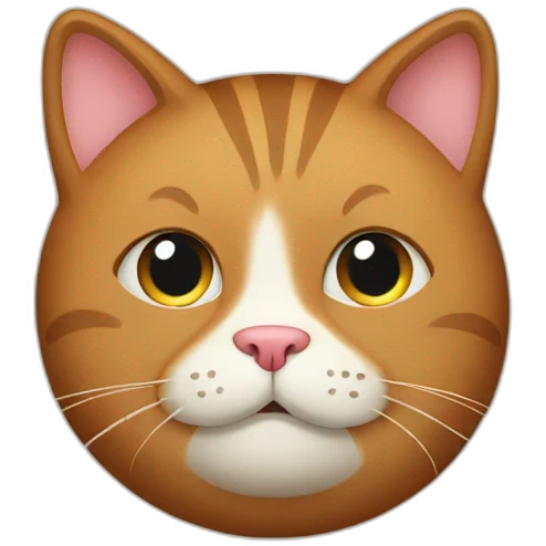 brown fat cat emoji