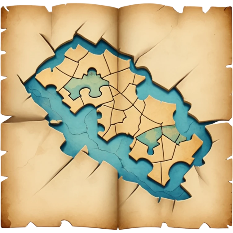 a ugly broken map  emoji