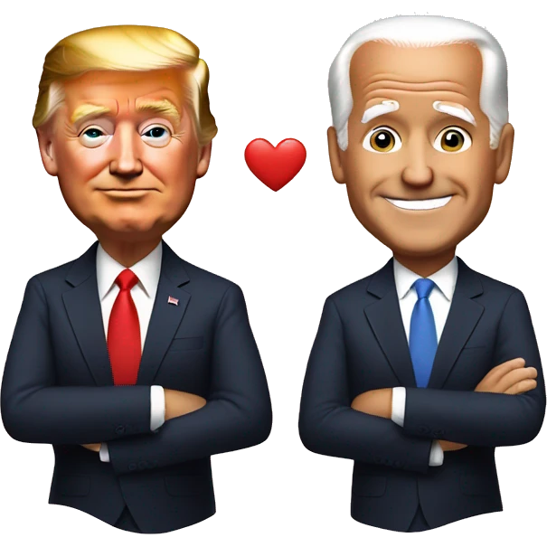 Trump and Biden love emoji