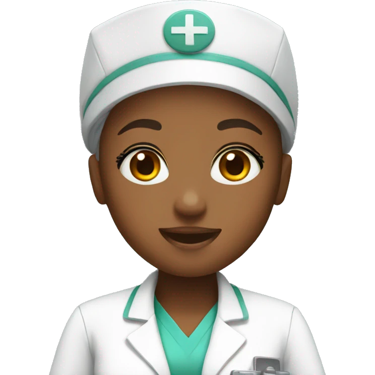 Cute nurse emoji