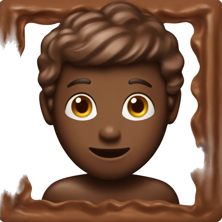 A piece of chocolate  emoji