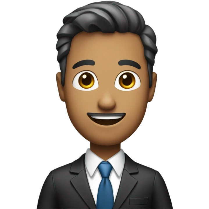 Business man with briefcase emoji