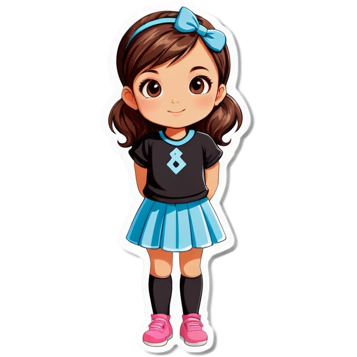 Girl with breces￼ emoji