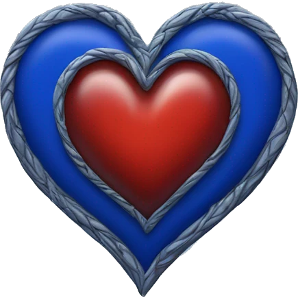 royal blue heart emoji