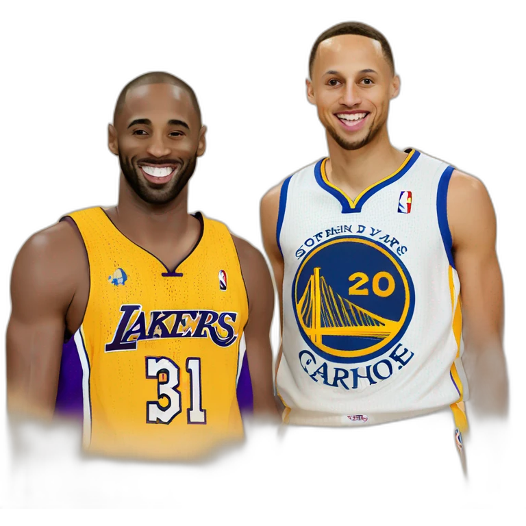 Kobe Bryant and Stephen curry emoji