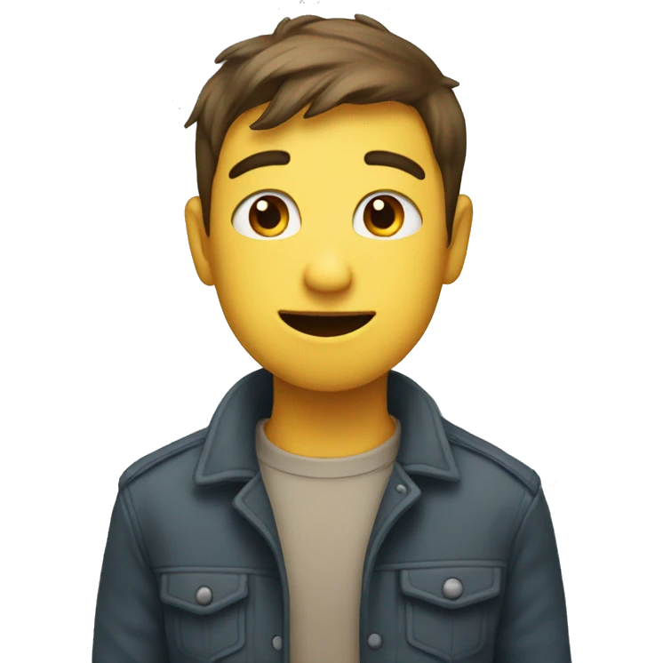 Shy human emoji