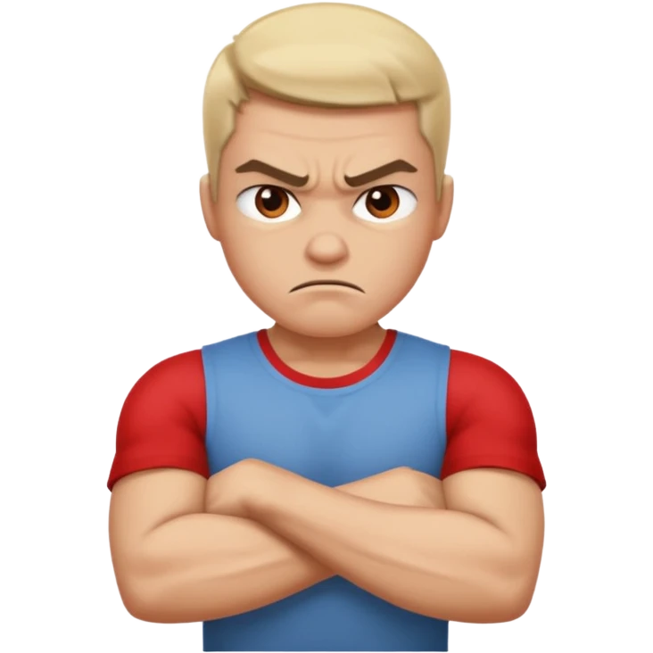 angry crossed arms emoji