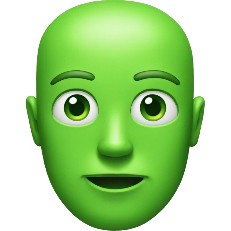 Green Android emoji