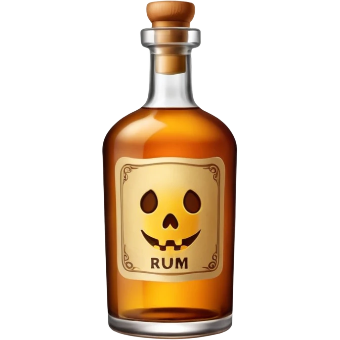 rum bottle emoji