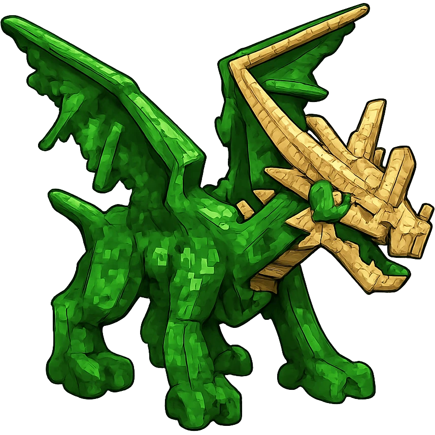 Enhance the clarity and sharpness of the extracted green dragon, keeping the background transparent and preserving the original style of the image. emoji