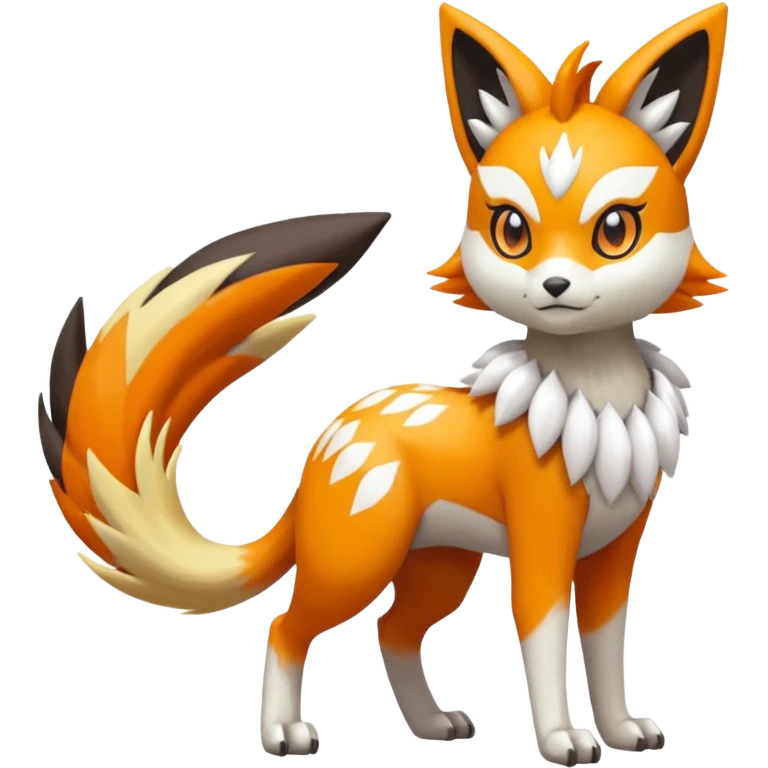 Meloetta-Lombax-Renamon-Pokémon-Fakémon-creature emoji