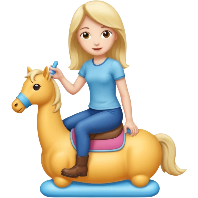Girl ridding a dildo  emoji