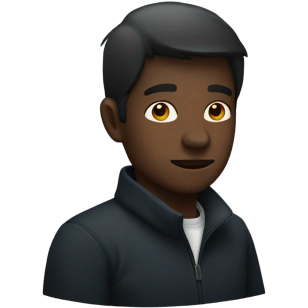 a man shadow emoji