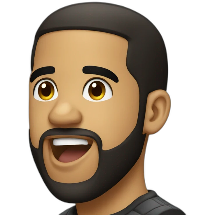 Drake singing emoji