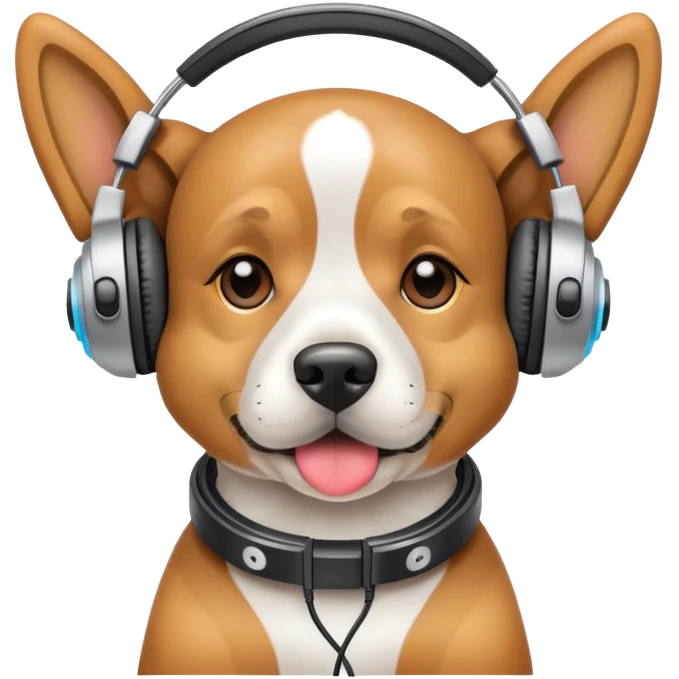 Dog dj emoji