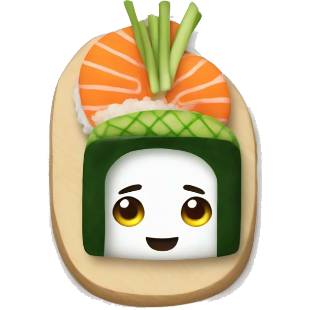 vegetarian sushi emoji