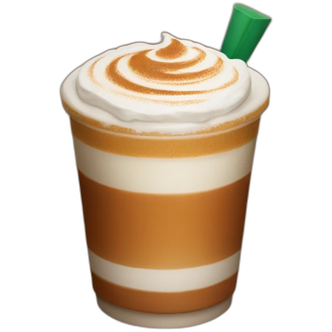 Starbucks pumpkin spice latte emoji