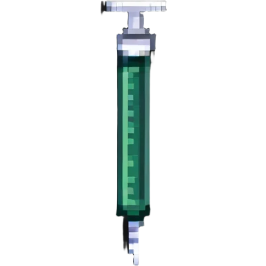 simple and minimal syringe without liquid emoji