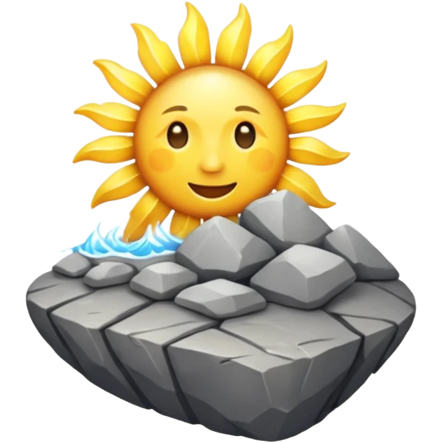 sun sing rock  emoji