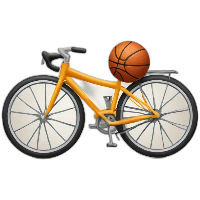 basketball on a bike emoji