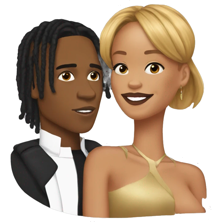 rihanna and asap rocky emoji