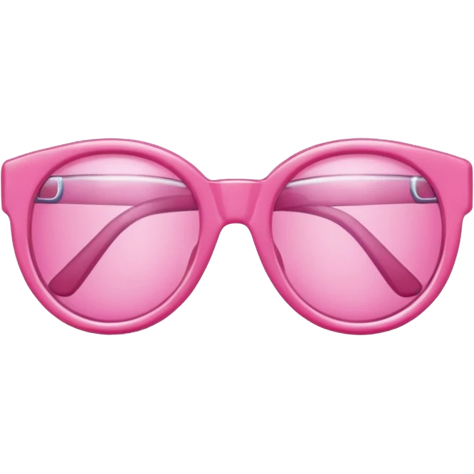 a barbie pink glasses emoji
