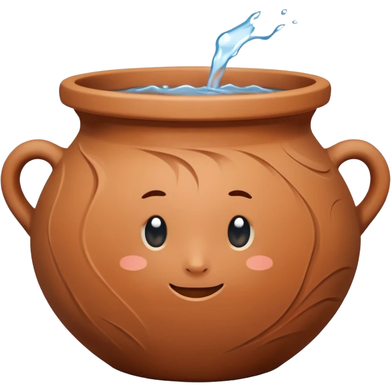 Loti in Marathi which holds water emoji