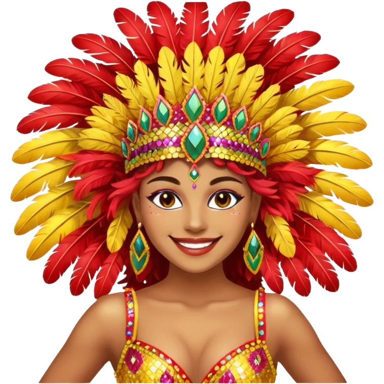 bailarina de samba de brasil emoji