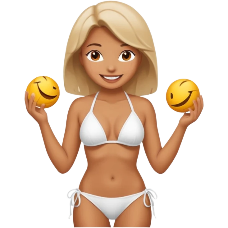 Sexy girl bikini emoji