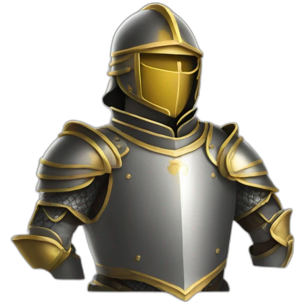 chevalier en armure emoji