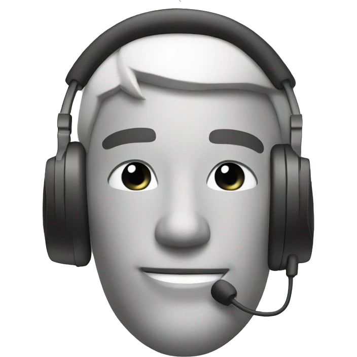 Face smirk emoji and headphones  emoji