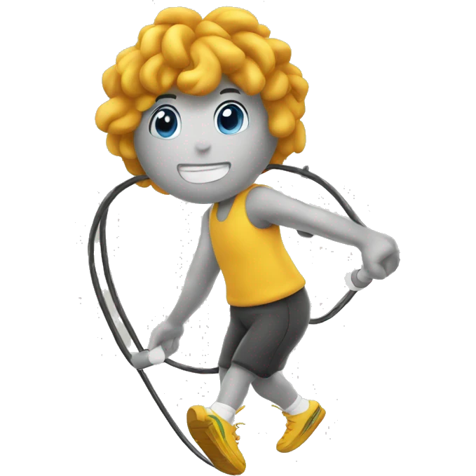Jump rope emoji