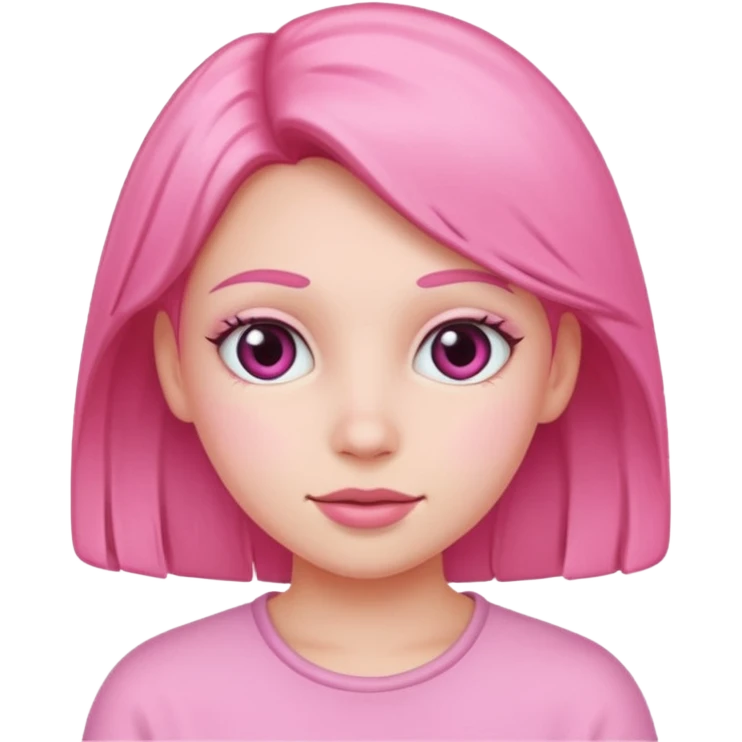 Pink girl  emoji