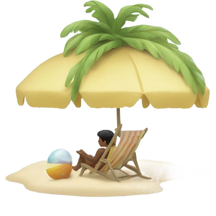 By the beach emoji