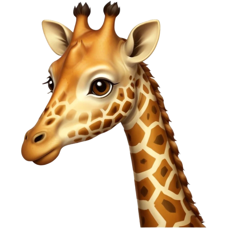 Girafe qui mange emoji