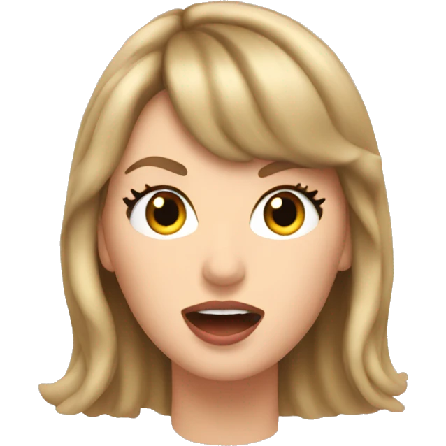 Taylor swift singing  emoji